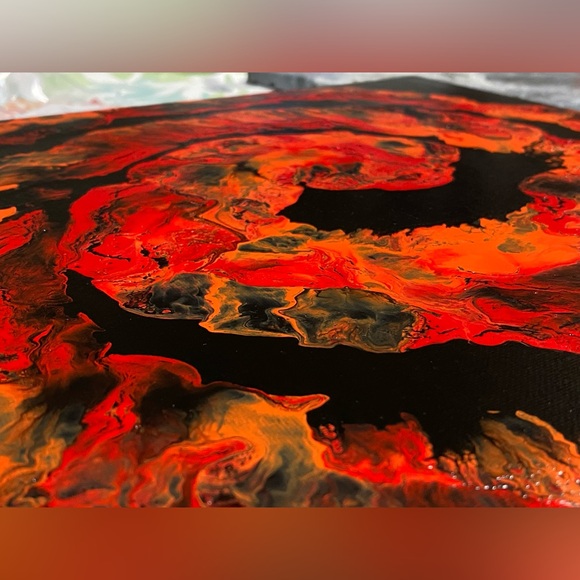 14” x 14” Original Acrylic Painting - Picture 2 of 3